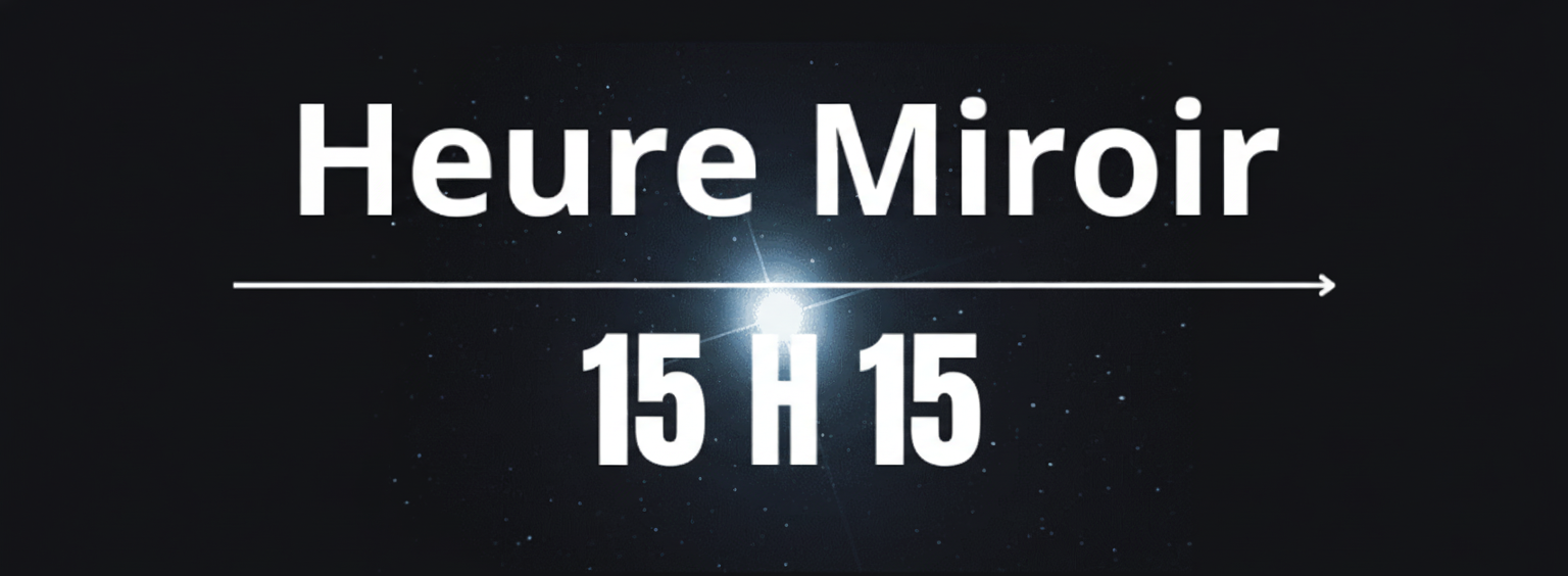 heure miroir 15h15 signification